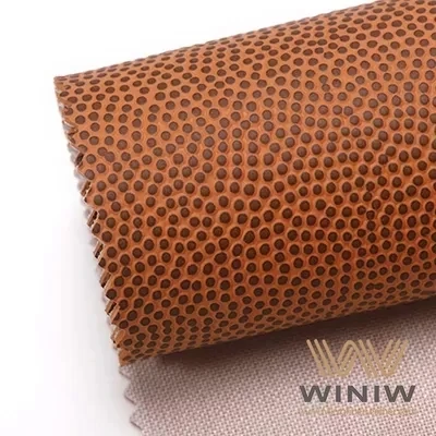 High Elasticity PU Vegan Leather Ball Material Waterproof Customized