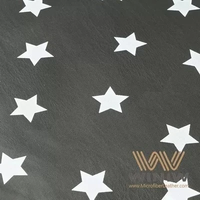 PU Faux Printed Synthetic Leather Fabric 0.5mm - 0.8mm Thickness For Pants
